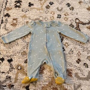 Carter's Teal and Yellow Kids One Piece
